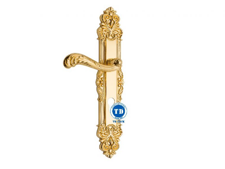KHÓA CỬA CHÍNH MẠ 24K
