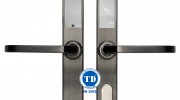 KHÓA ĐIỆN TỬ MÀU INOX XÁM ĐEN