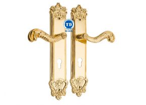KHÓA CỬA CHÍNH MẠ 24K
