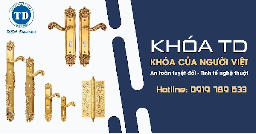 Khóa cửa đại sảnh đúc Trung Dũng